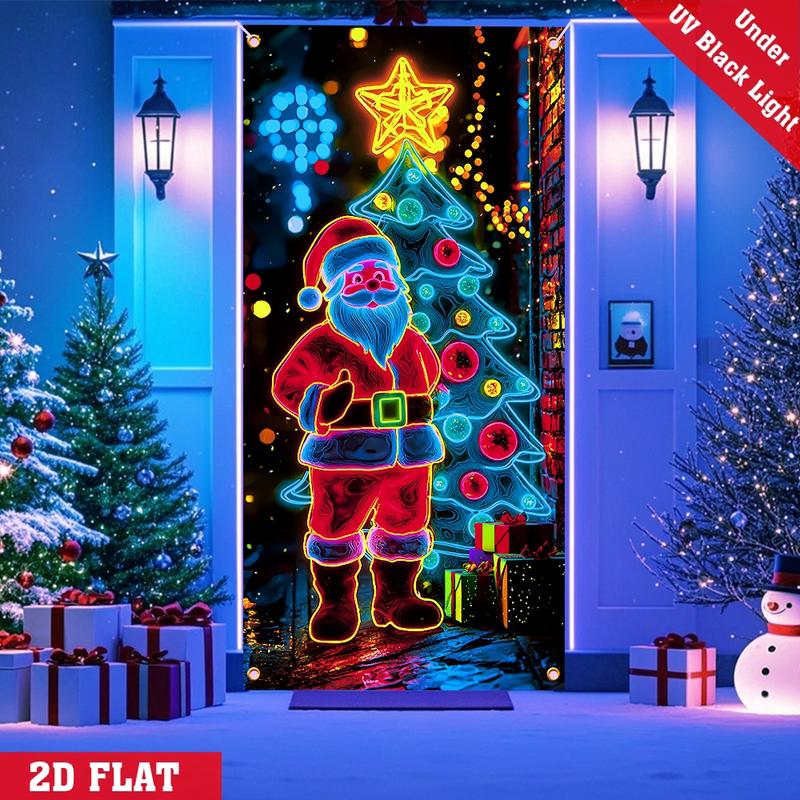 ✨ Christmas Door Curtain Party Banner - 80% OFF Limited Time | Black Friday Special（副本）