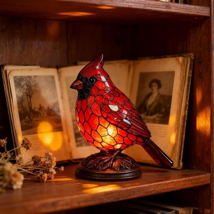 🚨 50% OFF Christmas Robin Lamp | Hand-Painted Resin Decor | Cozy Bedside Ligh