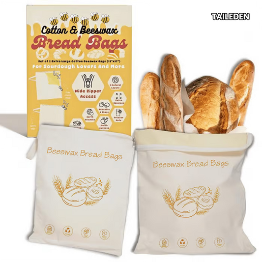 🎄 Christmas Baking Essential! Beeswax Bread Bags | 50% OFF Holiday Sale