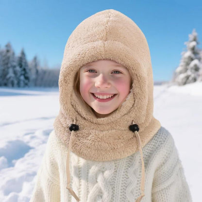 🧣 50% OFF Holiday Deal | Kids' Full Face Winter Mask | Detachable Hood for Ski & Play（副本）