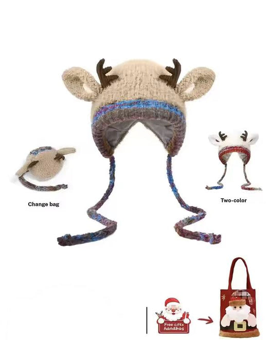 🎄Flash Sale 49% OFF🎁Original design Festive Christmas Antler Hat（副本）