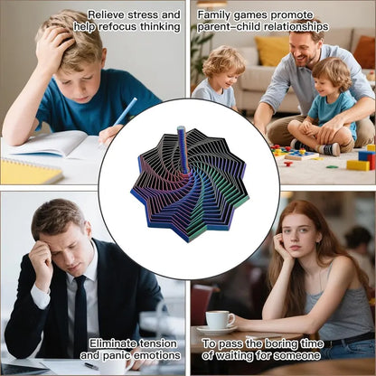 VortexZen 3D Printed Fidget Spinner for Anxiety Relief & Focus（副本）