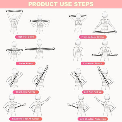 🔥 80% OFF FLASH SALE! Resistance Bands - 50K+ Sold | Figure 8 Exercise Bands for Women & Men