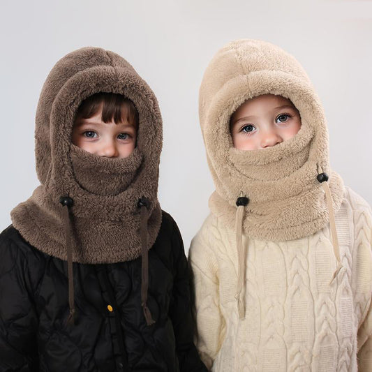 🧣 50% OFF Holiday Deal | Kids' Full Face Winter Mask | Detachable Hood for Ski & Play