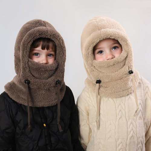 🧣 50% OFF Holiday Deal | Kids' Full Face Winter Mask | Detachable Hood for Ski & Play（副本）