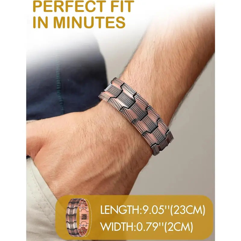 🔥LAST DAY SALE-80% OFF🔥-Copper magnetic bracelet——Relieve fatigue and promote blood circulation