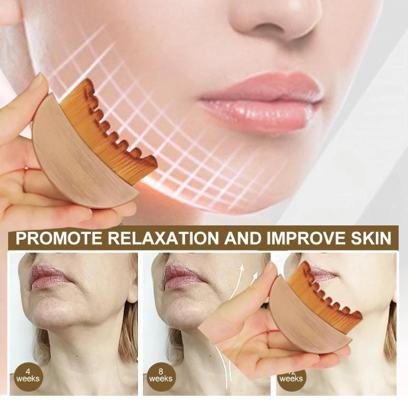 ⭐ 2-in-1  Facial Lymphatic Contour Brush  - Lift Sagging Skin, Reduce Double Chin & Improve Circulation Naturally（副本）