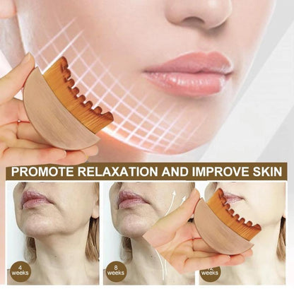 ⭐ 2-in-1  Facial Lymphatic Contour Brush  - Lift Sagging Skin, Reduce Double Chin & Improve Circulation Naturally（副本）