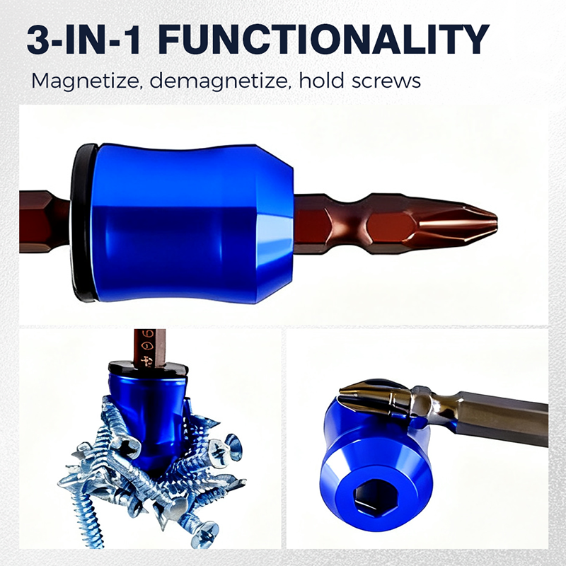 🎁Christmas Flash Sale: 🔥Buy 3 Get 2 Free🎁Special Offer|3-in-1 Screwdriver Head Magnetic Ring