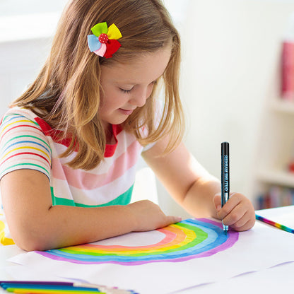 🎅Christmas Sale 80% OFF ! ⚡50K+ SOLD🎁 Double Outline Glitter Coloring Pen Set