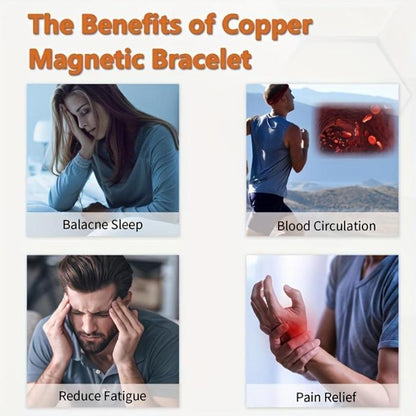 🔥LAST DAY SALE-80% OFF🔥-Copper magnetic bracelet——Relieve fatigue and promote blood circulation